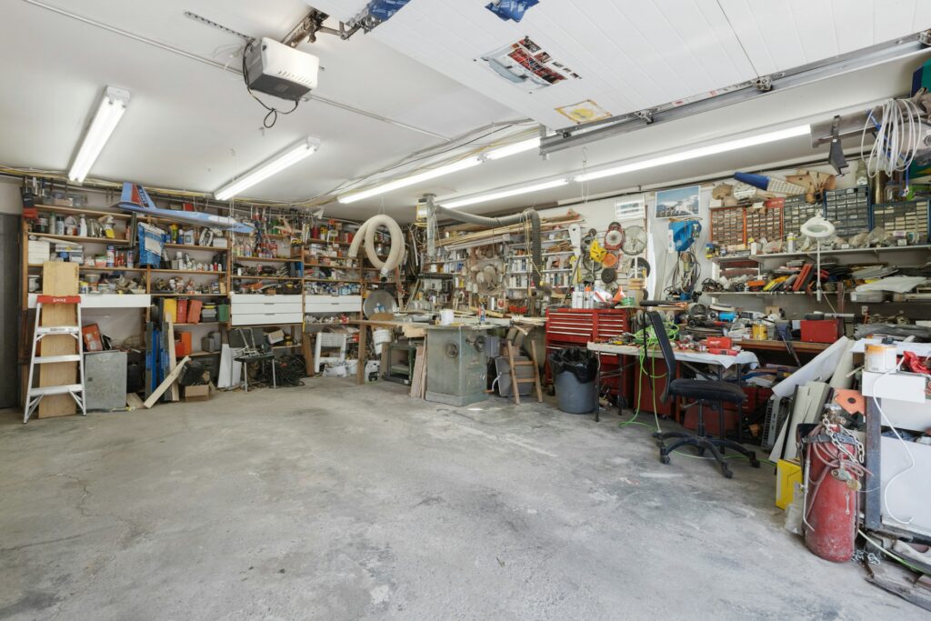 Garage Workshop Electrical Needs in Plum 2 garage workshop