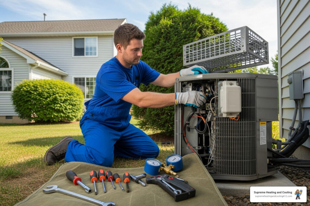 Air conditioner maintenance