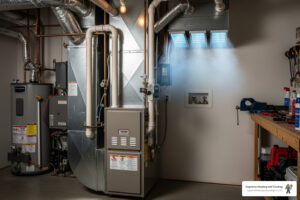 furnace blowing cold air