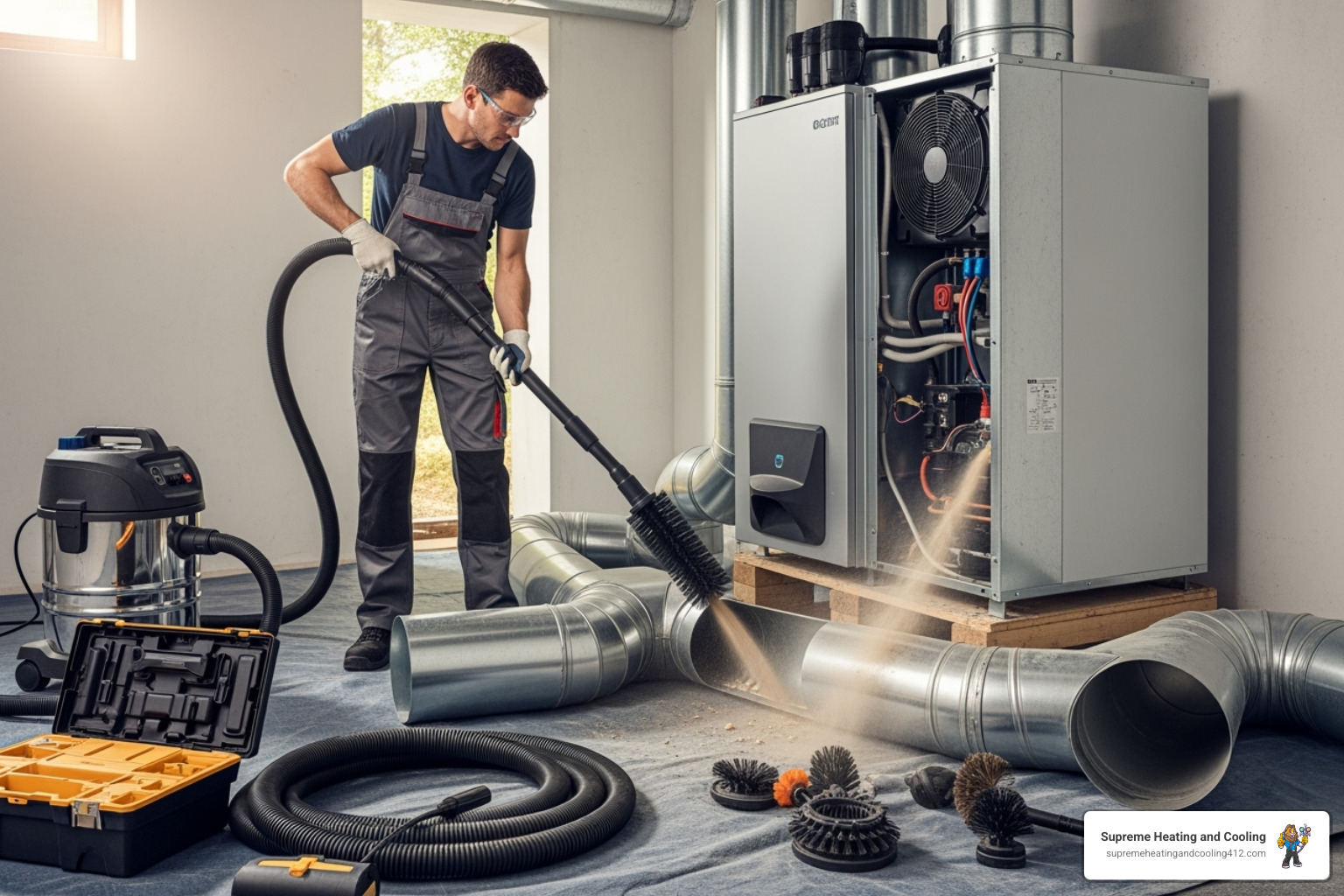 heat pump duct cleaning