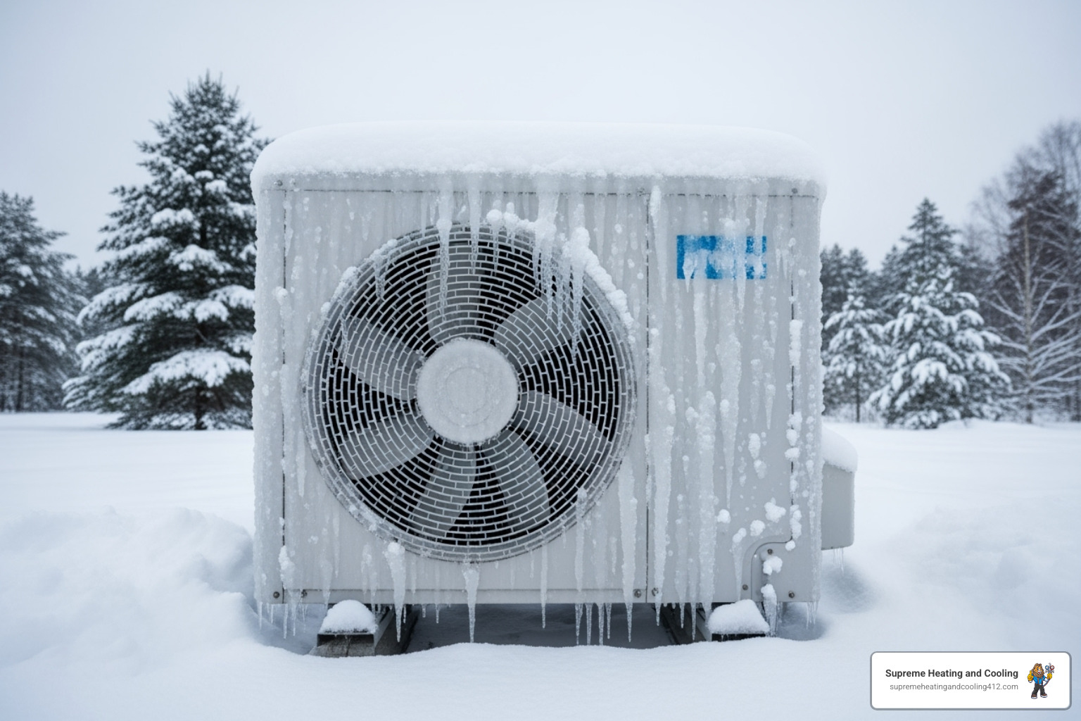 heat pump frozen in bethel park, pa