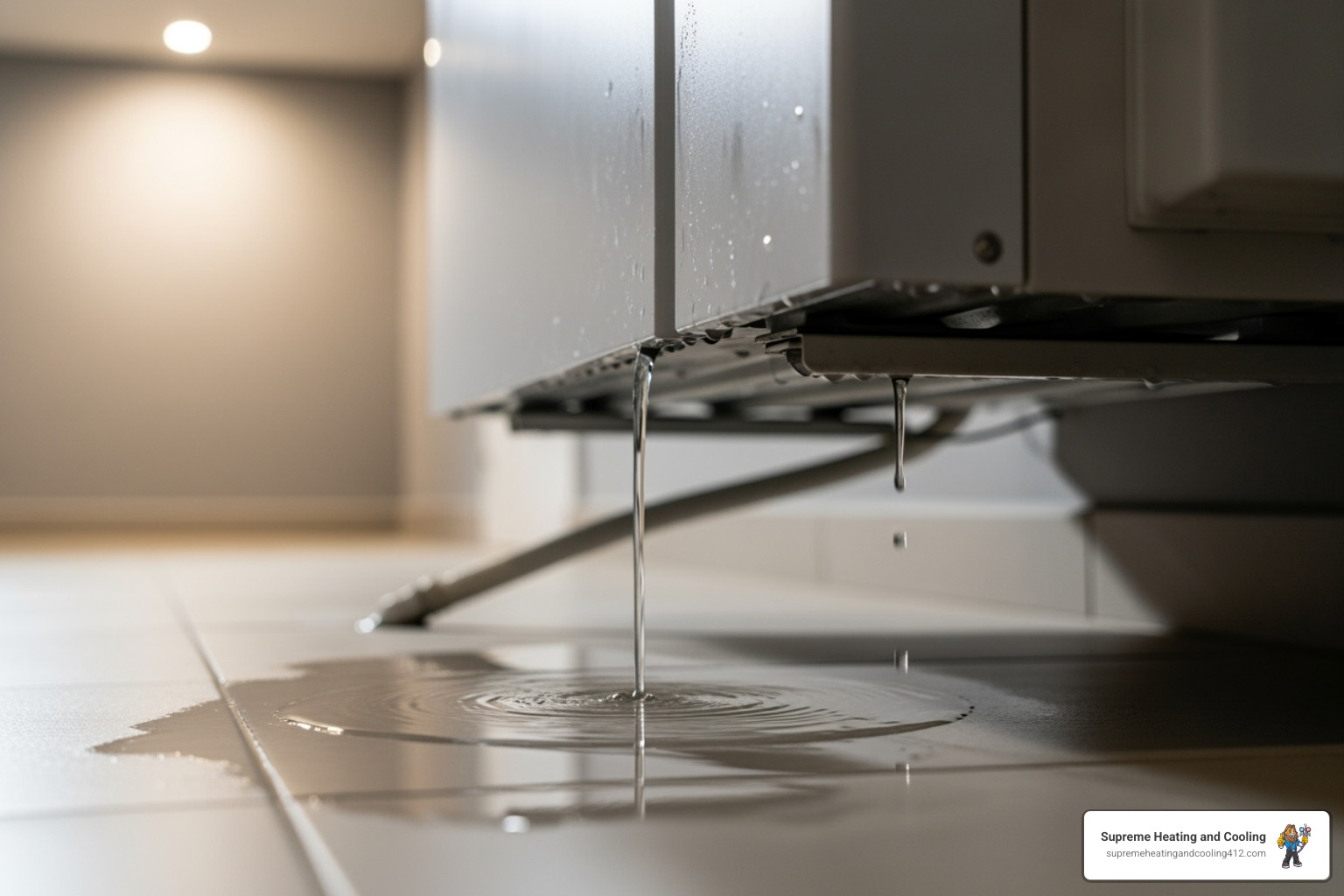 heat pump leaking water in wexford, pa