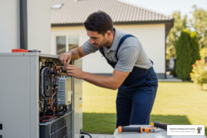 "Can you recommend a certified heat pump technician in Murrysville, PA for a maintenance check?"