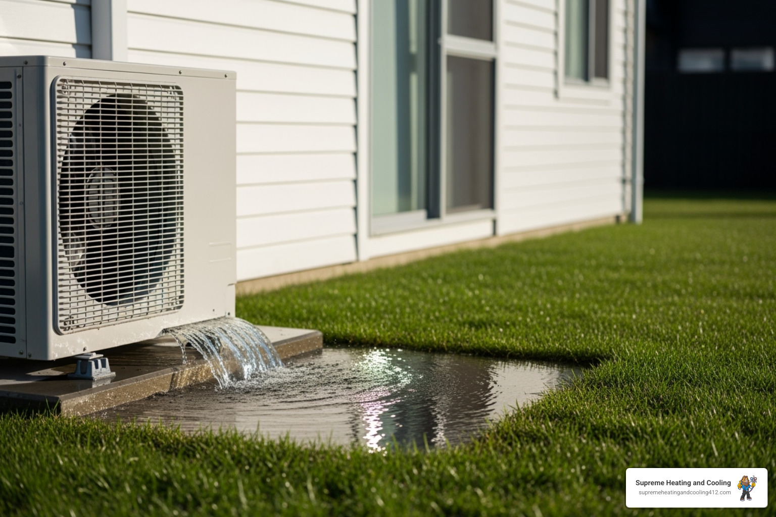 heat pump leaking water in murrysville, pa